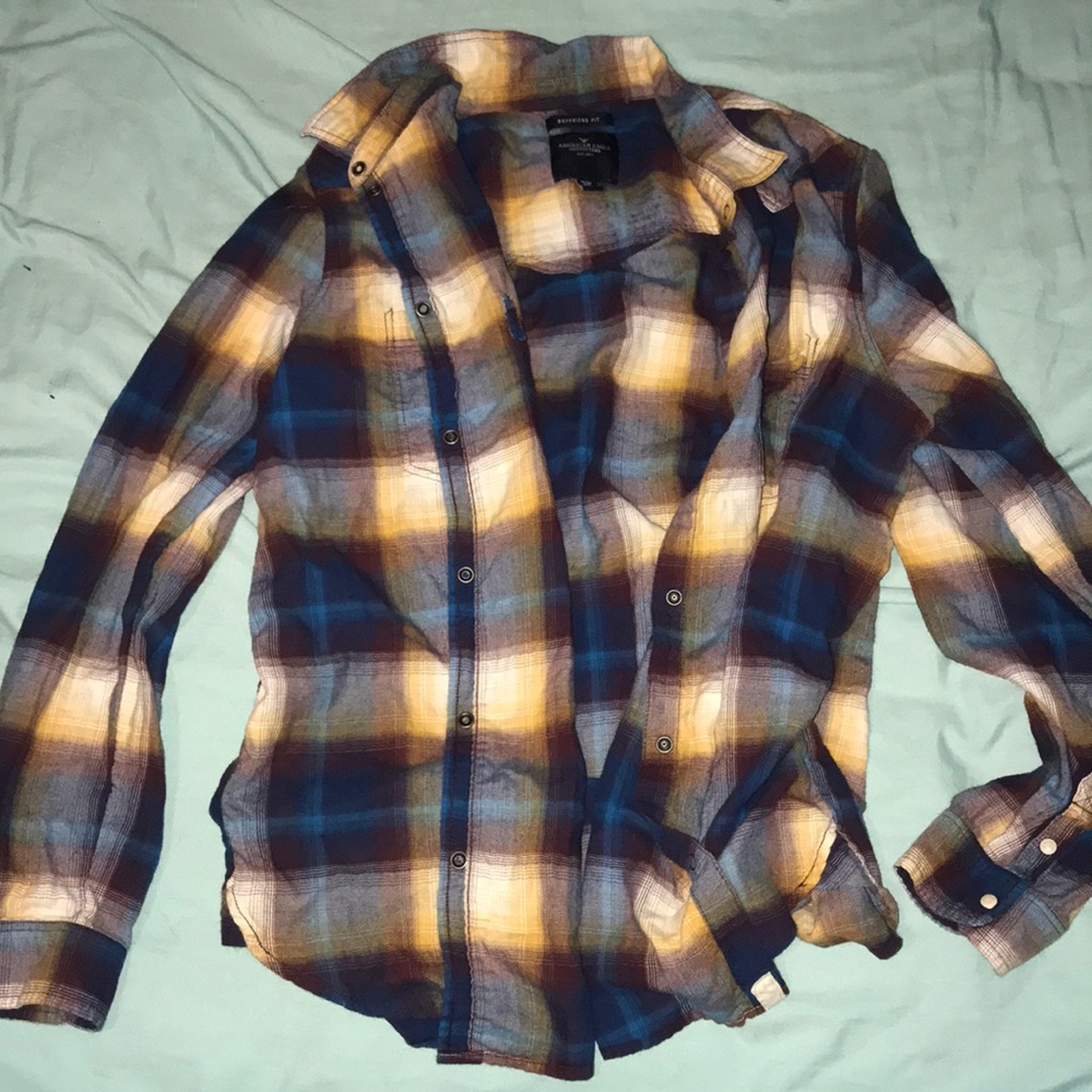 American Eagle Boyfriend fit Flannel